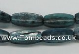 CKC32 16 inches 8*20mm faceted rice natural kyanite beads