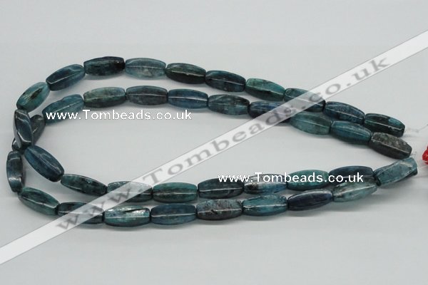 CKC32 16 inches 8*20mm faceted rice natural kyanite beads