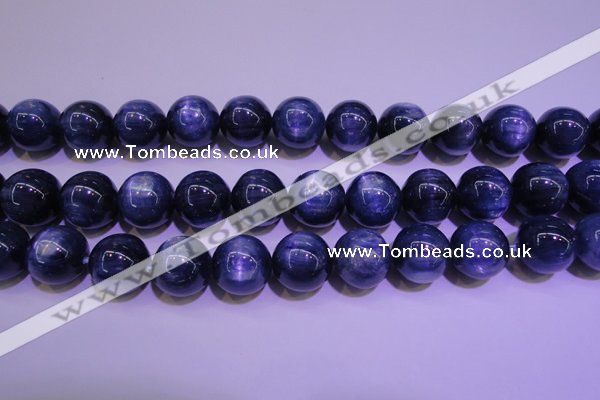 CKC428 15.5 inches 14mm round AAA grade natural blue kyanite beads