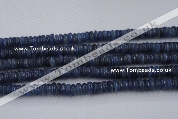 CKC504 15.5 inches 4*12mm rondelle natural Brazilian kyanite beads