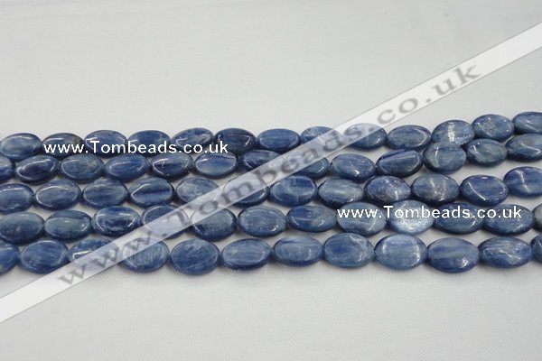 CKC532 15.5 inches 8*10mm oval natural Brazilian kyanite beads