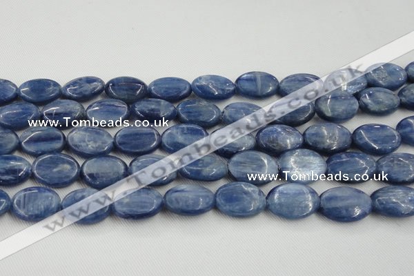 CKC536 15.5 inches 13*18mm oval natural Brazilian kyanite beads