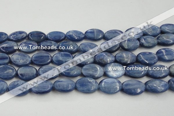 CKC537 15.5 inches 15*20mm oval natural Brazilian kyanite beads