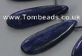 CKC541 Top drilled 10*25mm flat teardrop natural kyanite beads