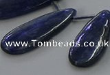 CKC542 Top drilled 15*25mm flat teardrop natural kyanite beads