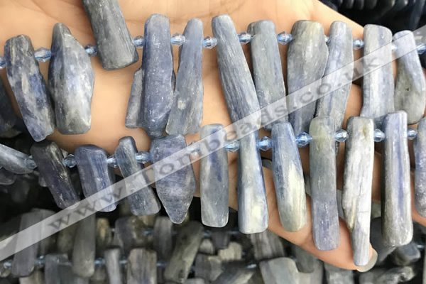 CKC549 Top drilled 10*16mm - 12*50mm sticks kyanite beads