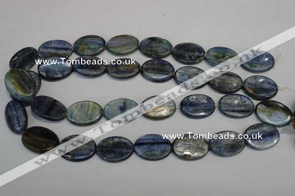 CKC56 15.5 inches 18*25mm oval natural kyanite beads wholesale