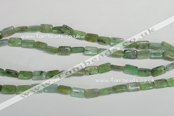 CKC65 15.5 inches 8*12mm rectangle natural green kyanite beads