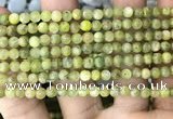 CKC765 15.5 inches 4mm round natural green kyanite beads