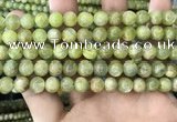 CKC767 15.5 inches 8mm round natural green kyanite beads