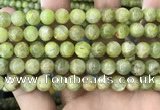 CKC768 15.5 inches 10mm round natural green kyanite beads