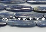 CKC94 15.5 inches 10*35mm oval natural kyanite gemstone beads