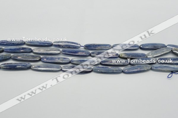 CKC94 15.5 inches 10*35mm oval natural kyanite gemstone beads