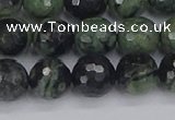 CKJ312 15.5 inches 8mm faceted round kambaba jasper beads