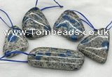 CKJ431 25*35mm - 40*55mm freeform k2 jasper slab pendants