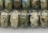 CKJ439 15.5 inches 5*10mm - 6*10mm rondelle natural k2 jasper beads