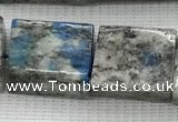 CKJ451 15.5 inches 12*14mm - 14*16mm rectangle natural k2 jasper beads