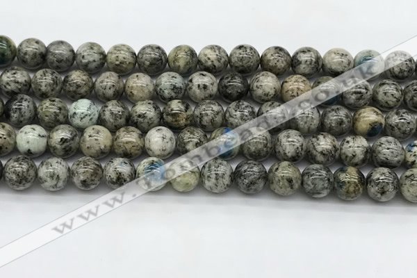 CKJ459 15.5 inches 8mm round natural k2 jasper beads wholesale