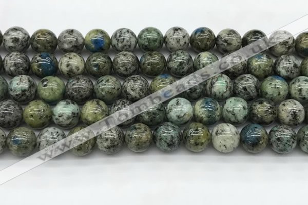 CKJ465 15.5 inches 10mm round natural k2 jasper beads wholesale