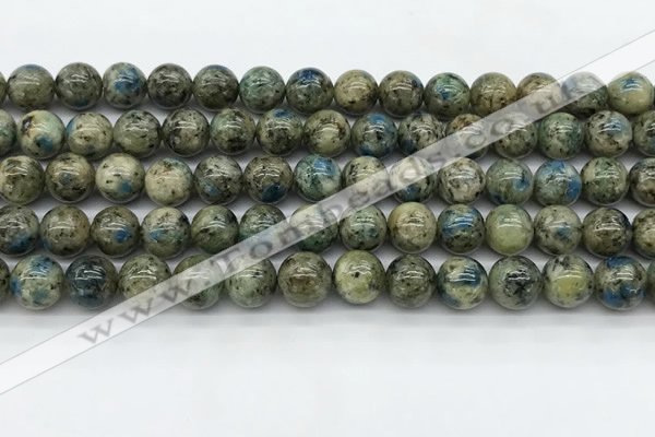 CKJ471 15.5 inches 8mm round natural k2 jasper beads wholesale