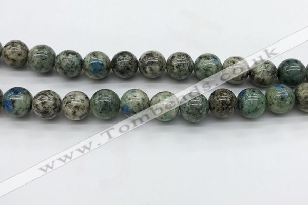 CKJ477 15.5 inches 12mm round natural k2 jasper beads wholesale