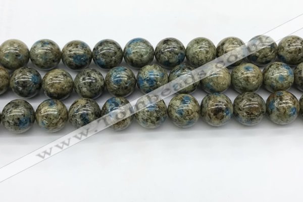 CKJ478 15.5 inches 14mm round natural k2 jasper beads wholesale