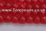 CKQ315 15.5 inches 6mm round dyed crackle quartz beads wholesale