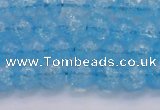 CKQ330 15.5 inches 8mm round dyed crackle quartz beads wholesale