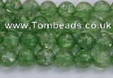 CKQ336 15.5 inches 6mm round dyed crackle quartz beads wholesale