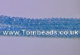 CKQ360 15.5 inches 4mm round dyed crackle quartz beads wholesale