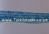 CKQ370 15.5 inches 4mm round dyed crackle quartz beads wholesale