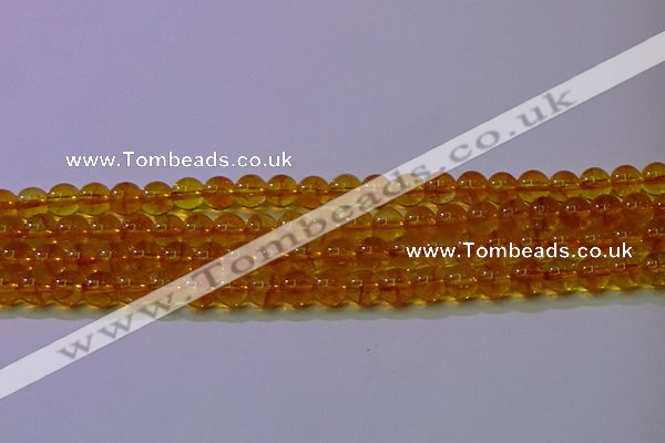 CKQ380 15.5 inches 4mm round dyed crackle quartz beads wholesale