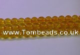 CKQ384 15.5 inches 12mm round dyed crackle quartz beads