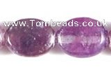 CKU01 15 inches 8*10mm oval purple kunzite beads Wholesale