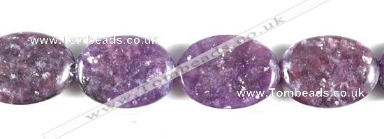 CKU03 15 inches 13*18mm oval purple kunzite beads Wholesale