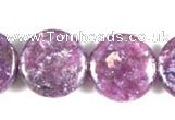 CKU04 15 inches 16mm coin purple kunzite beads wholesale