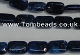 CKU122 15.5 inches 8*12mm rectangle dyed kunzite beads wholesale