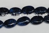 CKU131 15.5 inches 10*14mm oval dyed kunzite beads wholesale