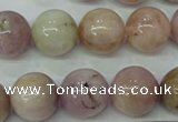 CKU207 15.5 inches 14mm round pink kunzite beads wholesale