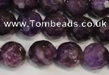 CKU25 15.5 inches 14mm faceted round purple kunzite beads wholesale