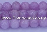 CKU262 15.5 inches 8mm round natural pink kunzite beads