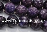 CKU30 15.5 inches 14mm round purple kunzite beads wholesale