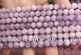 CKU320 15.5 inches 6mm round natural pink kunzite beads