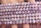 CKU320 15.5 inches 6mm round natural pink kunzite beads