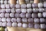 CKU333 15.5 inches 10*12mm tube kunzite gemstone beads