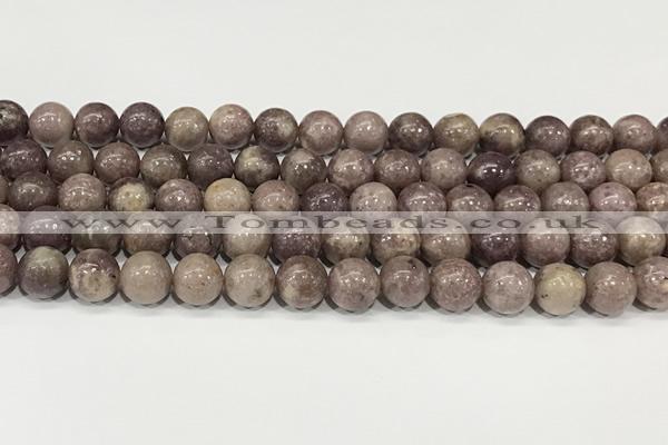 CKU342 15.5 inches 10mm round lepidolite gemstone beads wholesale