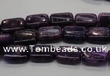 CKU44 15.5 inches 8*12mm rectangle purple kunzite beads wholesale