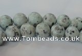 CKW02 15.5 inches 8mm round kiwi jasper gemstone beads