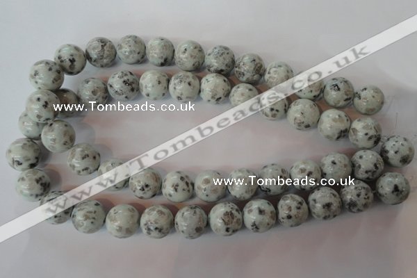 CKW05 15.5 inches 14mm round kiwi jasper gemstone beads