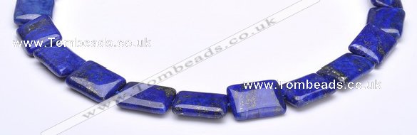 CLA04 15*20mm rectangle deep blue dyed lapis lazuli stone beads